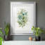 Greenery II - Peinture sur toile encadrée-981957669-981957665