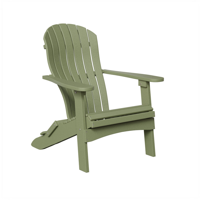 Berlin Gardens Contour Folding Adirondack Chair, Sage