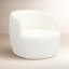 Maya Swivel Chair In Boucle-199708913