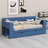 Daybed With Removable Desk, Storage Drawers & Hydraulic Side Table-1745523656