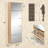 Modern Minimalist 5-shelf Mirrored Shoe Cabinet-681937698