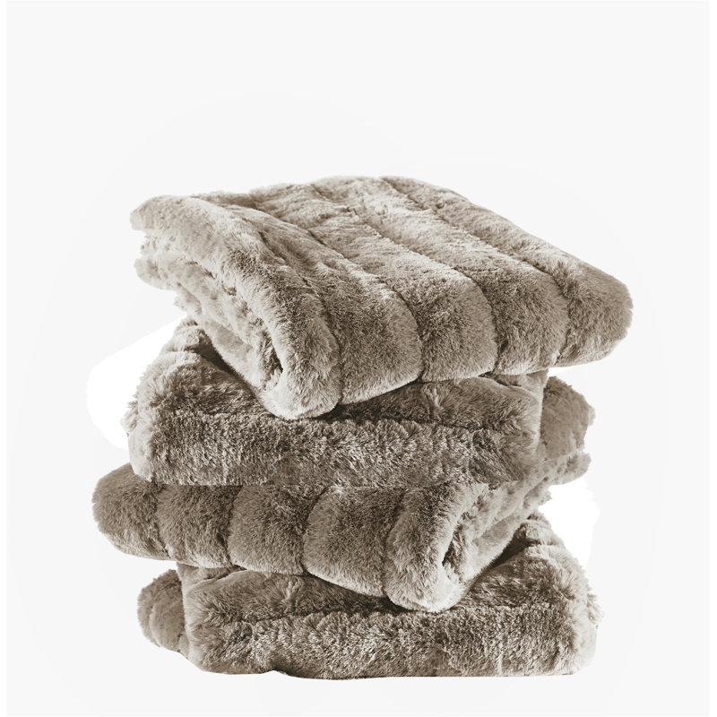 Super Mink Square Pillow Cover, Pure Cashmere