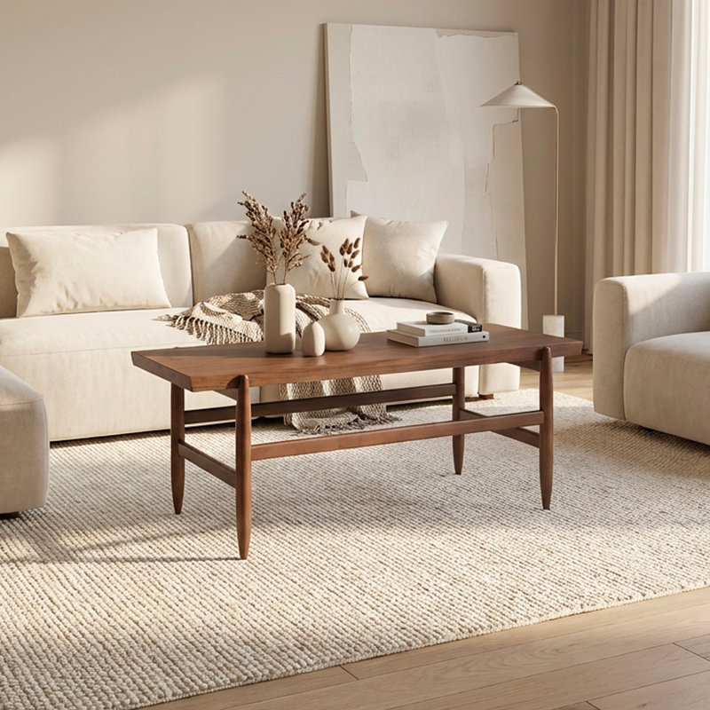 Table basse en bois Entwine
