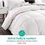 Insertion de couette en mélange de duvet toutes saisons avec housse 100% coton Baffle Box-976560457