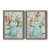 Toile avec cadre gris