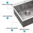 Drop In  Single Bowl Topmount Kitchen Sink Basin