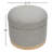 Naka 21.5" Wide Round Storage Ottoman with Storage-70239026-70239025