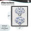 Cadre flottant Delicate Toile Seashells, design par Leted and Lined-959031787-959031786