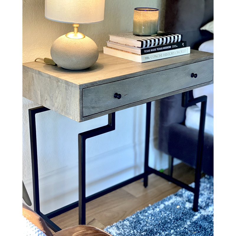 Rashmi 28.5'' W Metal Nightstand