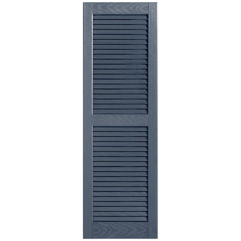 Paire de volets à persiennes droites, 70", 12 po, Indigo