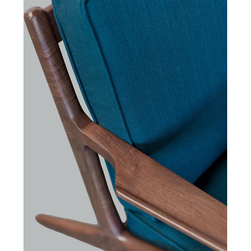Fauteuil de 26 po de large Zach, Bleu