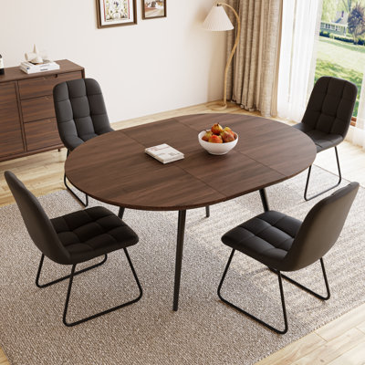 Dining Table Set, Modern Kitchen Table Set For Kitchen, Dining Room(1 Table 4 Chairs)