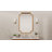 Laritha Bathroom/Vanity Mirror with Wood Frame-296611954-316077280