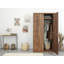 Derrek 2 Door Solid Wood Wardrobe