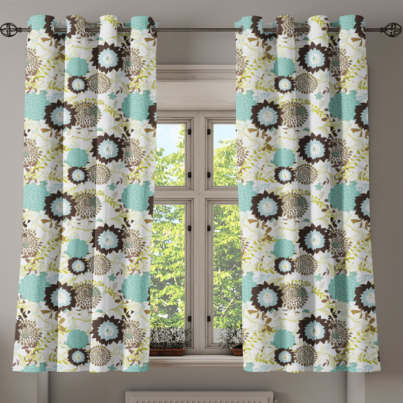 Sateen Blackout Curtain Pair, 50" W x 54" L