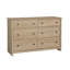 Commode double 6 tiroirs l 50,55 po Gudrun-723712221