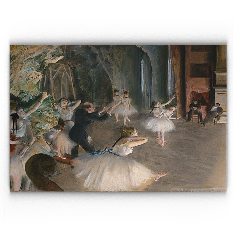 « the rehearsel », impression, H 32 po x l 48 po x P 1,5 po, Toile tendue