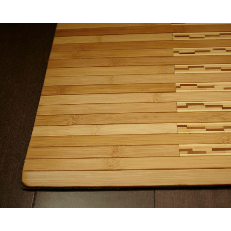 Bamboo Non-Slip Bath Rug, 24" x 36"