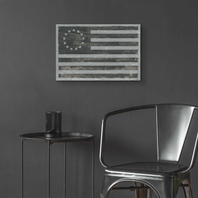 «Slate American Flag» par Sue Schlabach, H 16 po x l 24 po x P 0,2 po