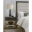 West End Loft Open Shelf Nightstand with Storage Drawer