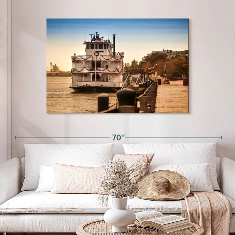 Mehar Savannah Riverboat, 32" H x 48" W