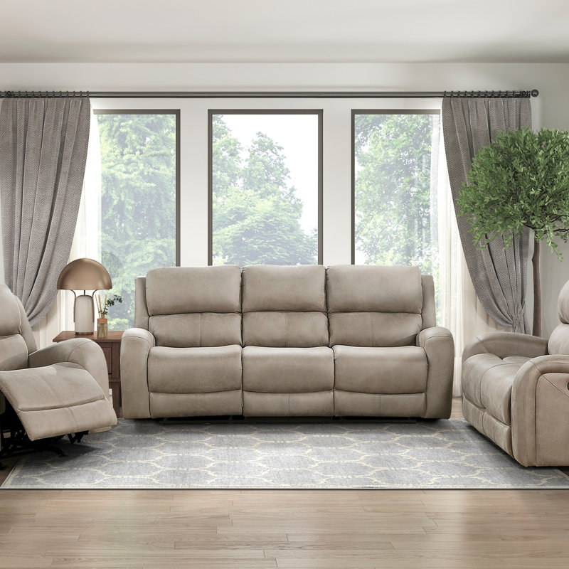 Causeuse inclinable double luxueuse 1pc