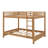 Queen-Over-Queen Sturdy Wooden Bunk Bed With Ladder & Safety Guardrail-14865872