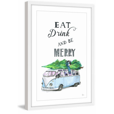 'Eat and Drink' Framed Art Print