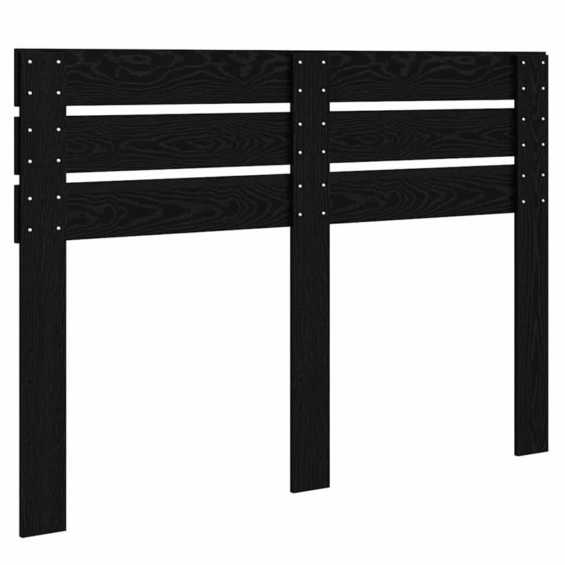Headboard, EU Double - 150 x 200 cm, Black Oak