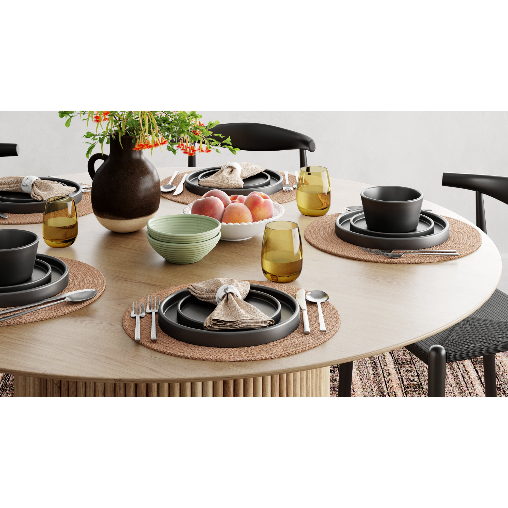 Khaja Jute/Rattan 15" Placemat