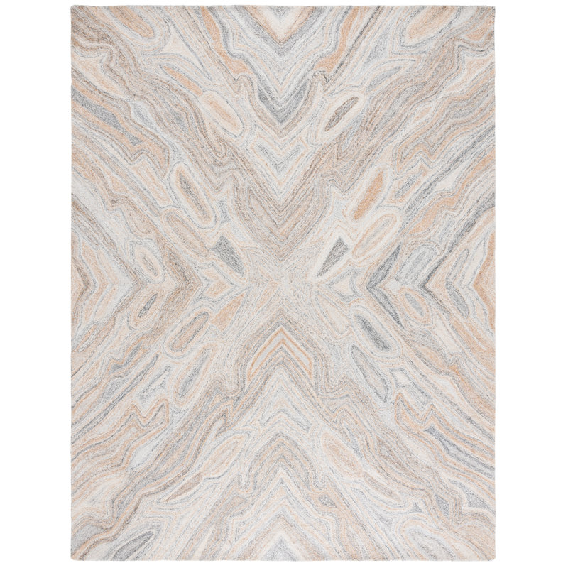 Tapis à motif abstrait Clen, Rectangle 8 pi x 10 pi