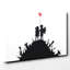 Banksy Balloon Graffiti - Wrapped Canvas-19040473