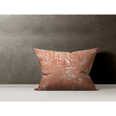 Housse et insert de coussin rectangulaire en coton Eloise