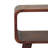 Burel Mini Caramel Curved Open Bedside