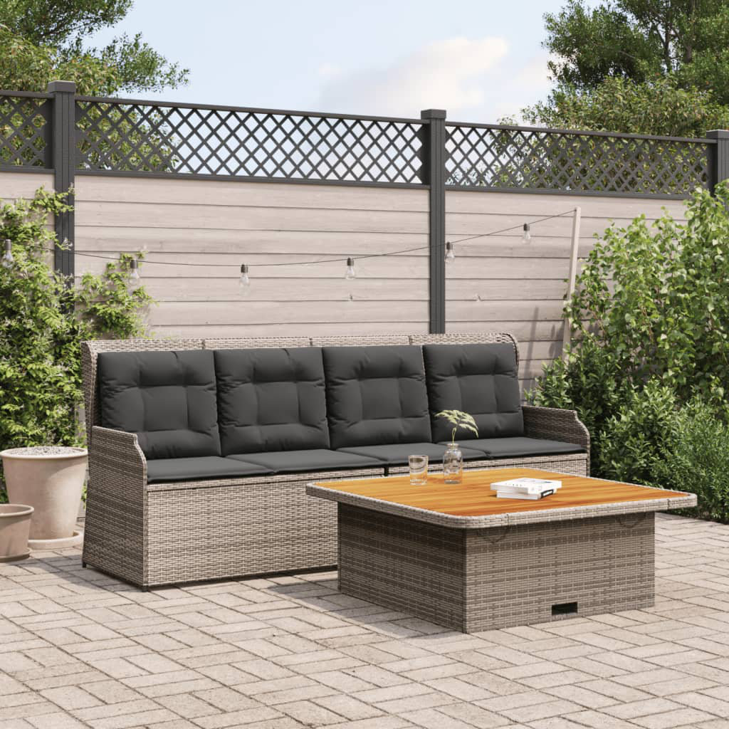 2-Sitzer Lounge-Set Arrisson aus Polyrattan mit Polster