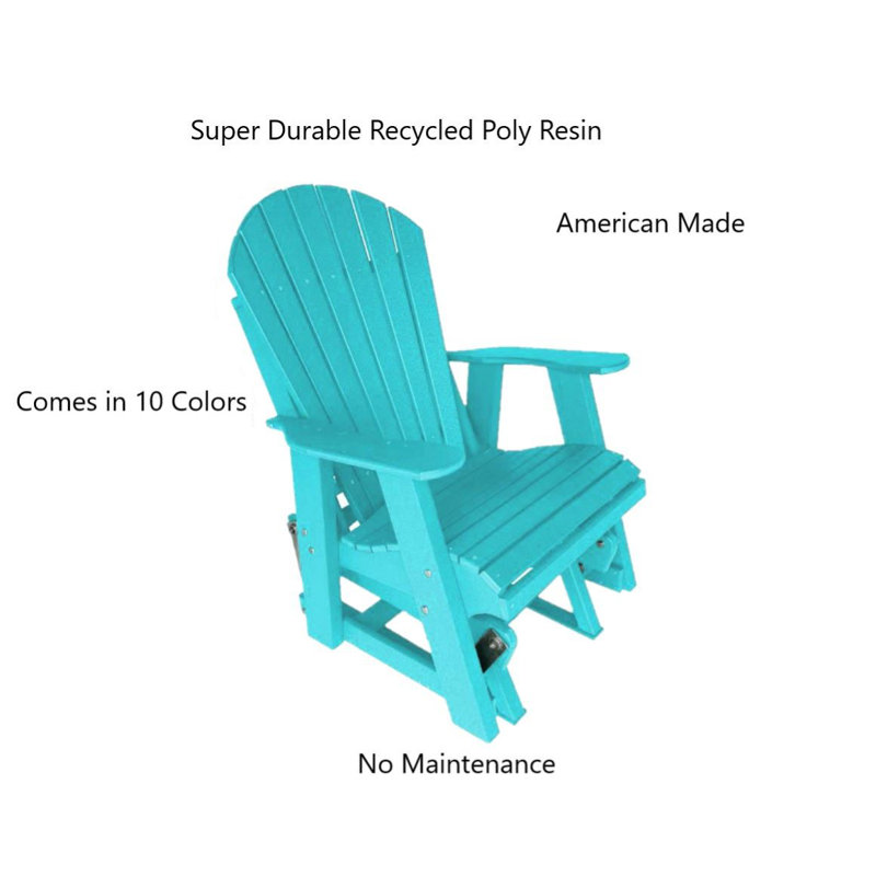 Phat Tommy Ultimate  Campfire Glider Chair, Teal
