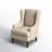 Alexys Upholstered Wingback Chair-29689496