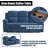Atlow 2 Piece Fabric Reclining Living Room Set-87537995