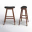 Tabouret de comptoir en bois massif Eric