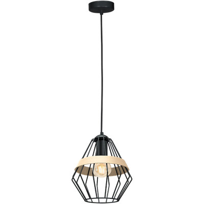 Denair 1 - Light Black Lantern Pendant