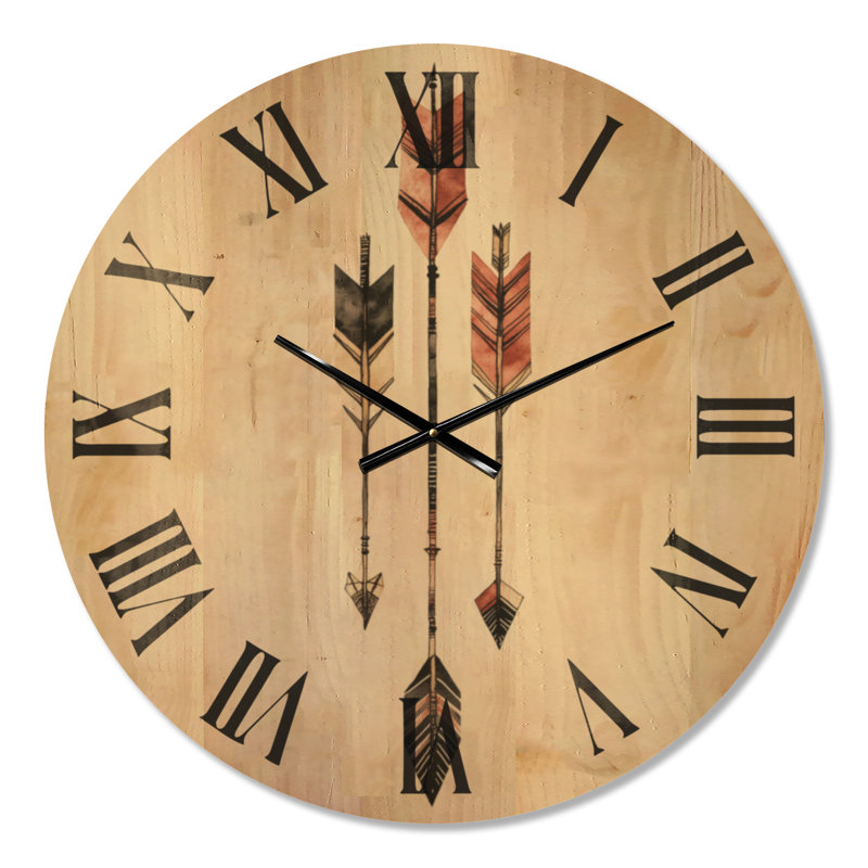 Très grande horloge murale Tribal, Medium
