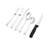 Pfaltzgraff Everyday Simplicity 53-Piece Stainless Steel Flatware Set, Service for 8