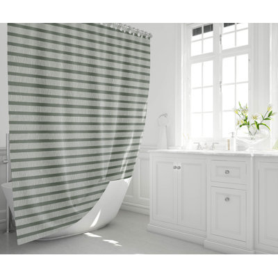 Comb Row Ultra-Thin Lightweight Shower Curtain
