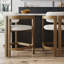 Tabouret de bar Arik Boucle Barrel-121931513