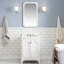 Queen 24" Single Bathroom Vanity Set with Mirror-1172789665