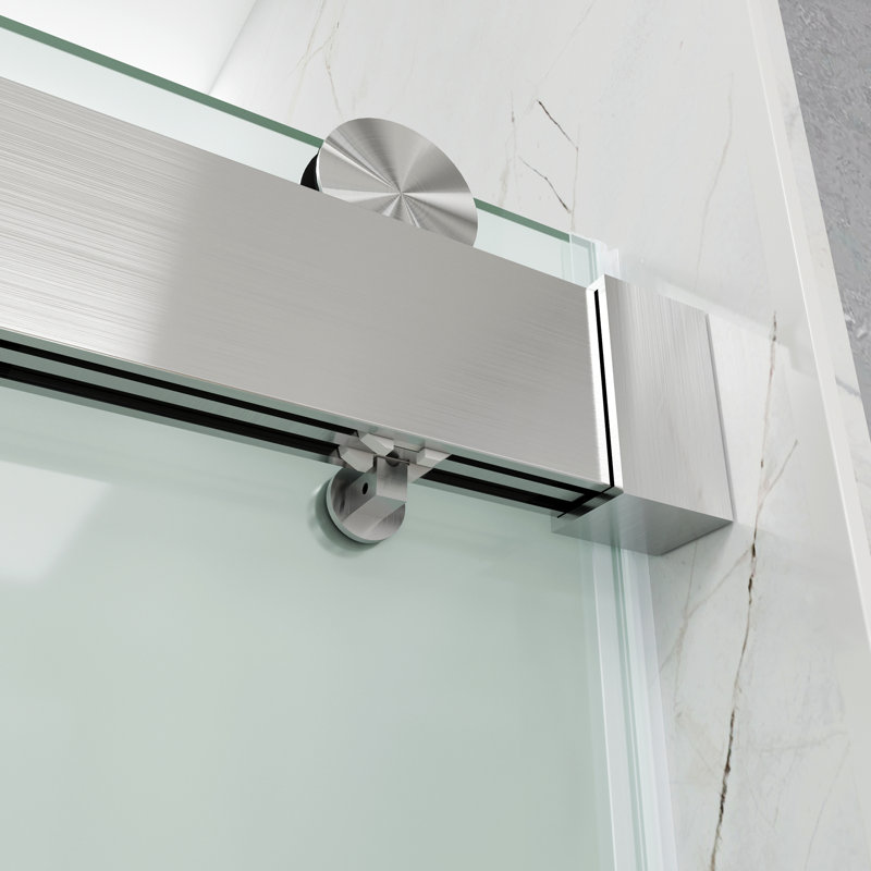 Opal Mirage MCOCOD 56-61"W x 79"H Double Sliding Frameless Soft Close Shower Door with 3/8"(10mm)Frosted Glass