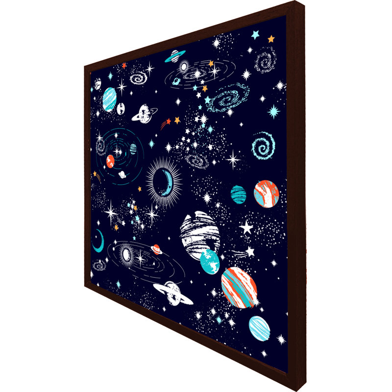 Single Picture Frame Print, 51cm H x 51cm W x 4cm D, Brown