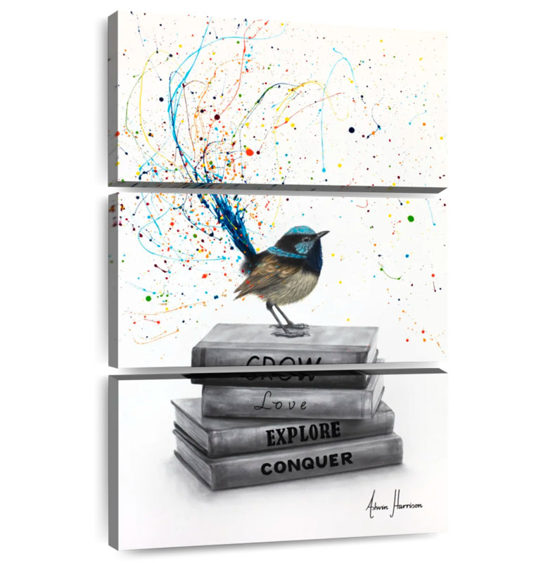 Brampt Building Books, 74" H x 48" W