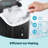 Simzlife 34 Lb. Daily Production Nugget Clear Ice Portable Ice Maker-107282082
