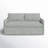 Bellatrix 72'' Slipcovered Loveseat-370493902
